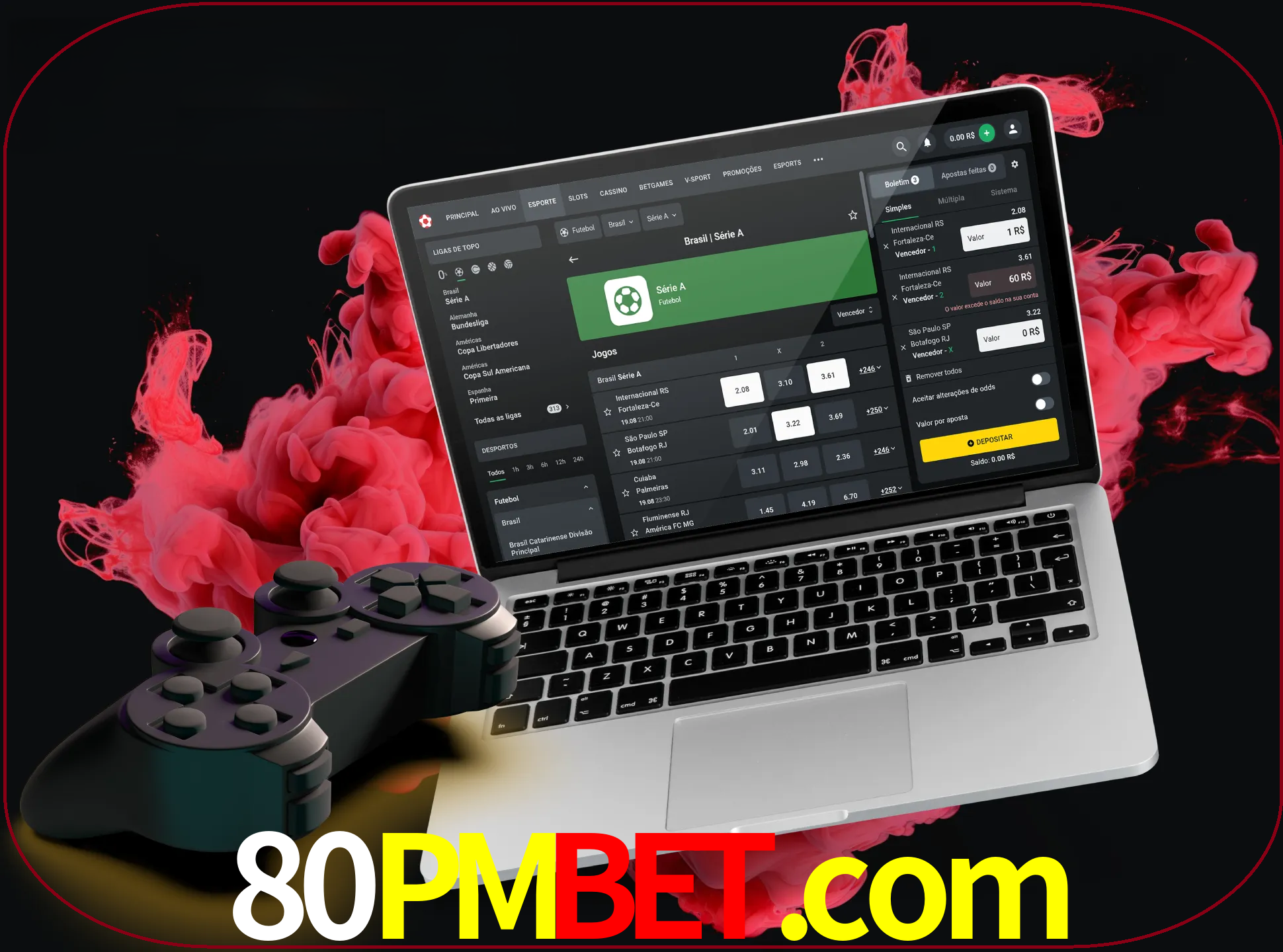 Visite a secção especial de jogos de vídeo em 80pmbet para descobrir em que jogos pode apostar e ganhar muito dinheiro.