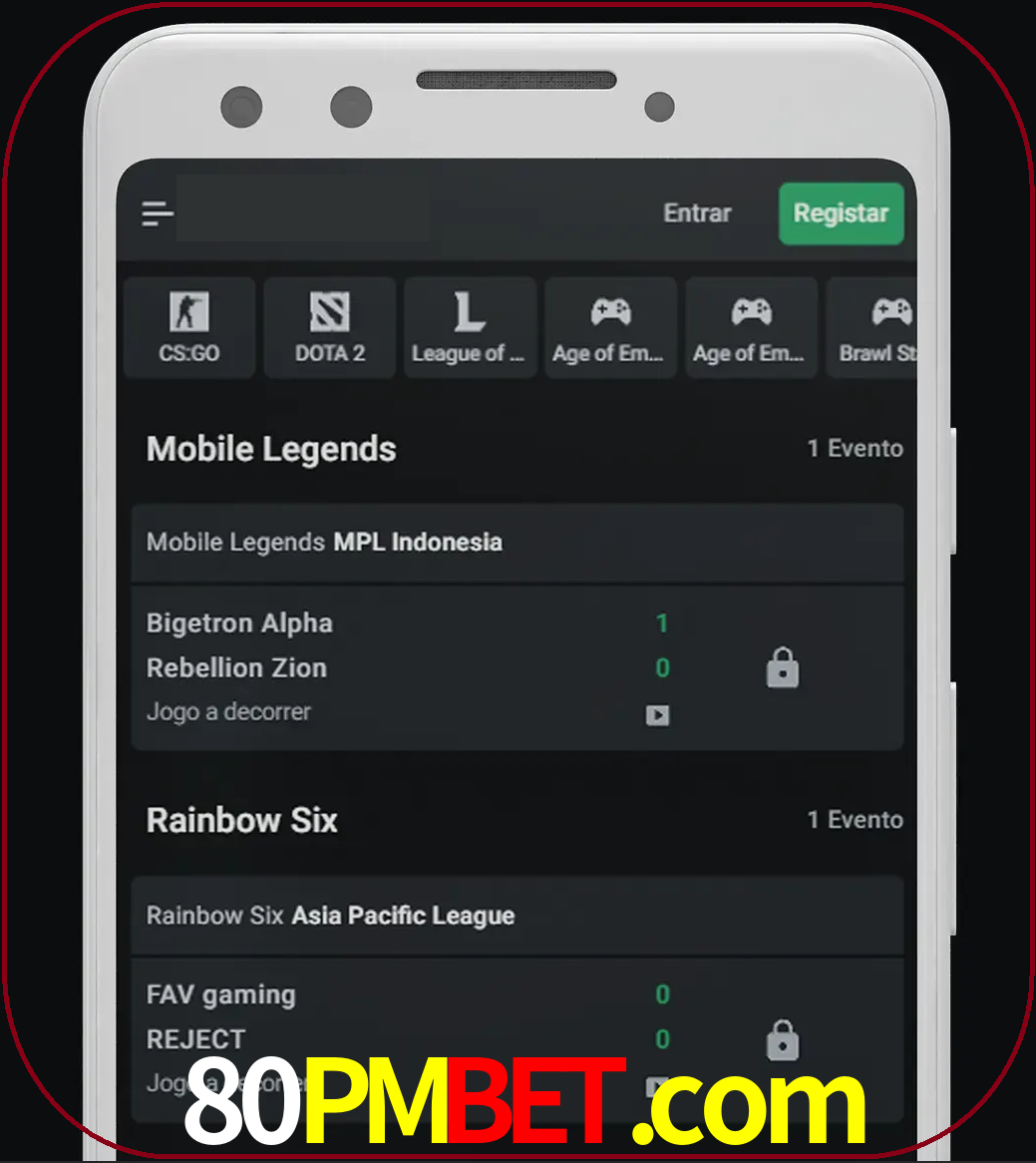 Esportes permitem apostar nos maiores torneios.