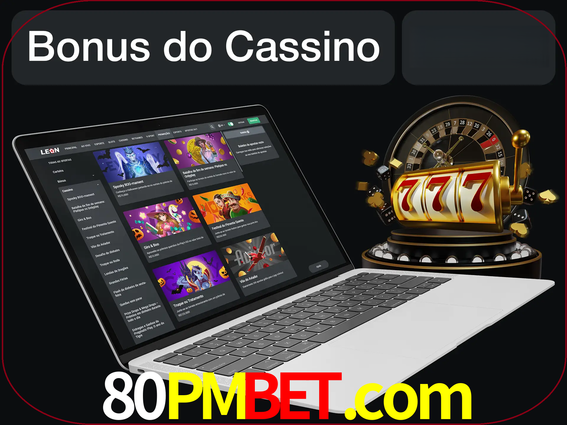 Use o bônus do cassino para começar melhor.