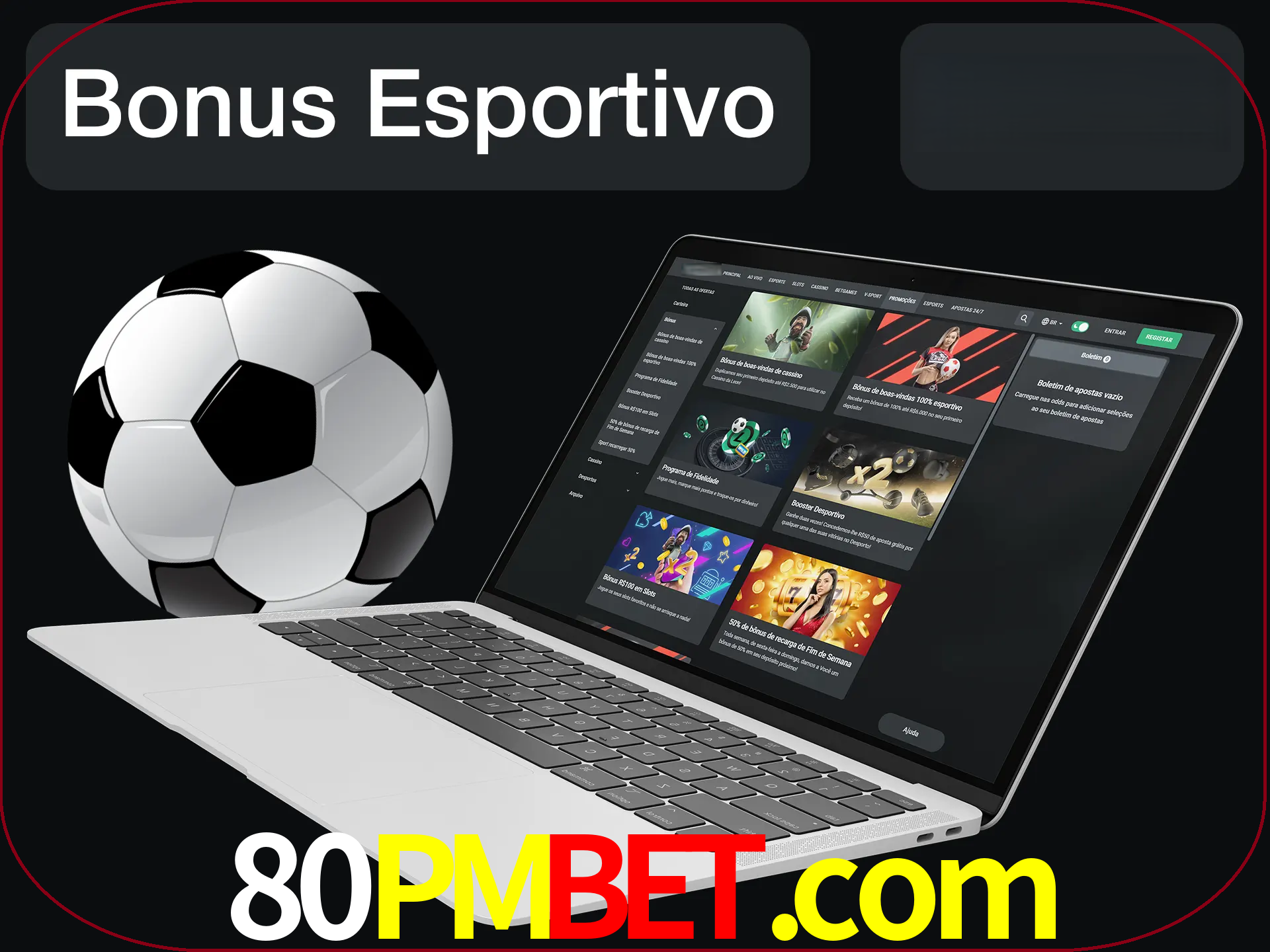 Antes de começar a apostar, use o bônus esportivo.