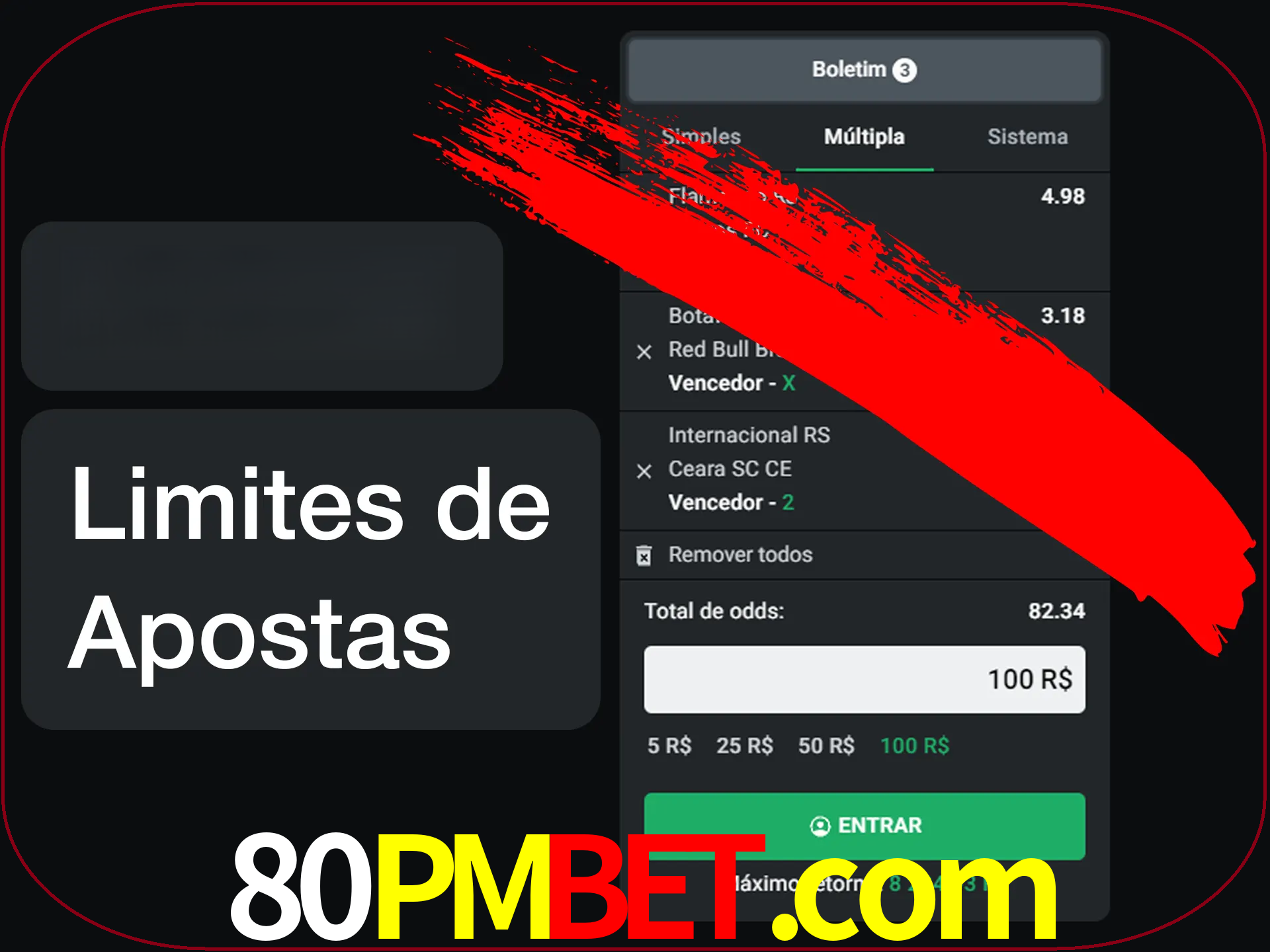 Não faça apostas loucas.